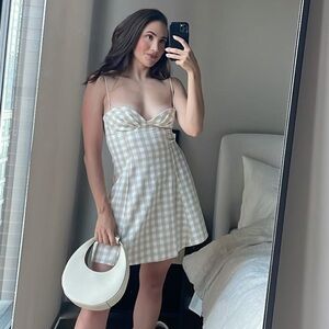 Zara checkered dress